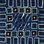 Indigo pattern batik